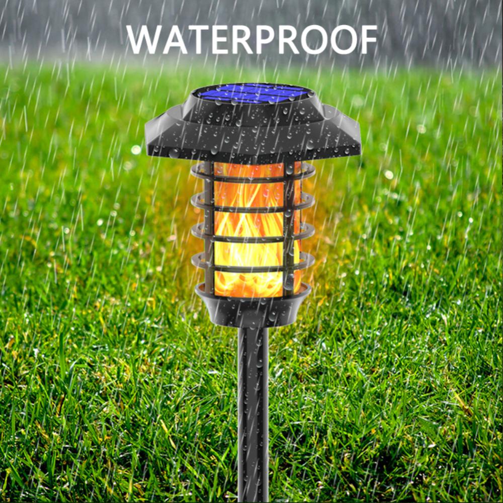 2 in 1 Solar Flame Lamp