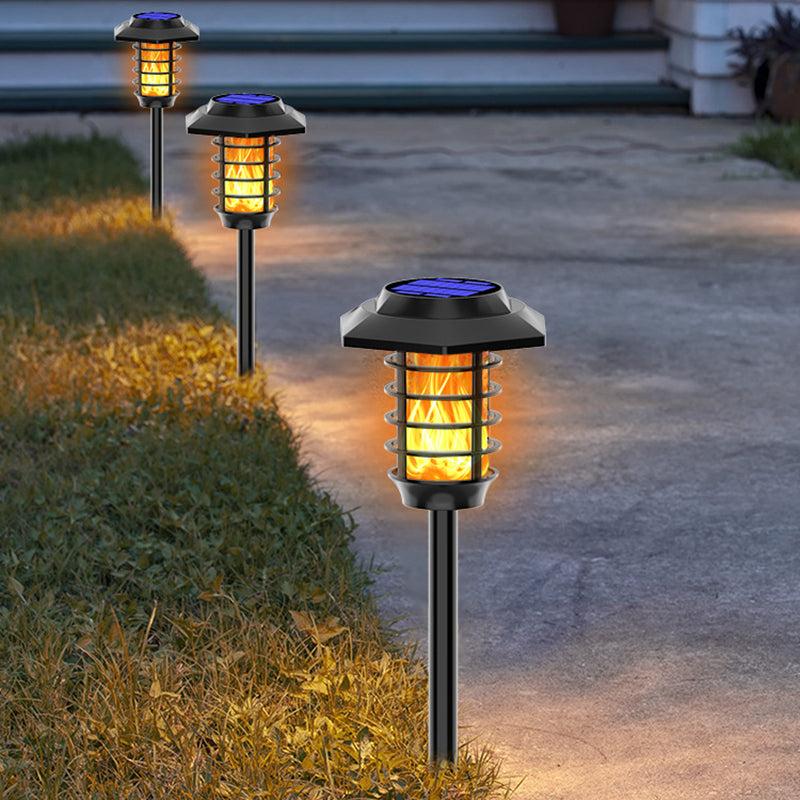 2 in 1 Solar Flame Lamp