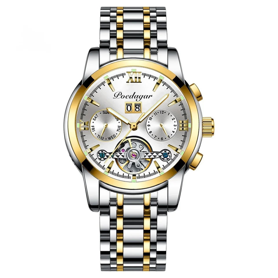 POEDAGAR Men Wristwatch