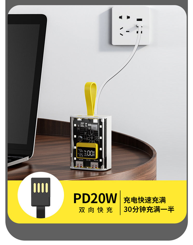 Transparent Punk Power Bank