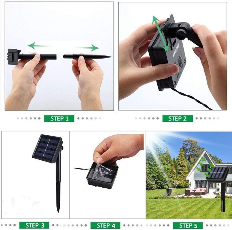 Solar Mesh Lights