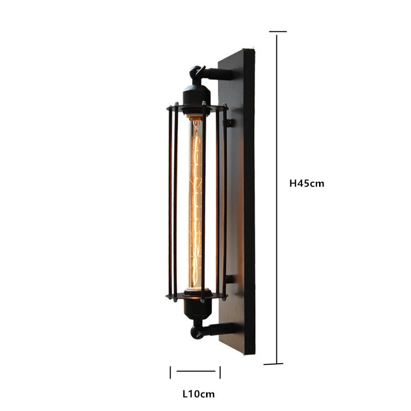Iron Flute Wall Lamp
