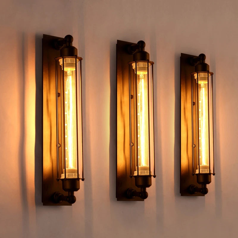 Iron Flute Wall Lamp