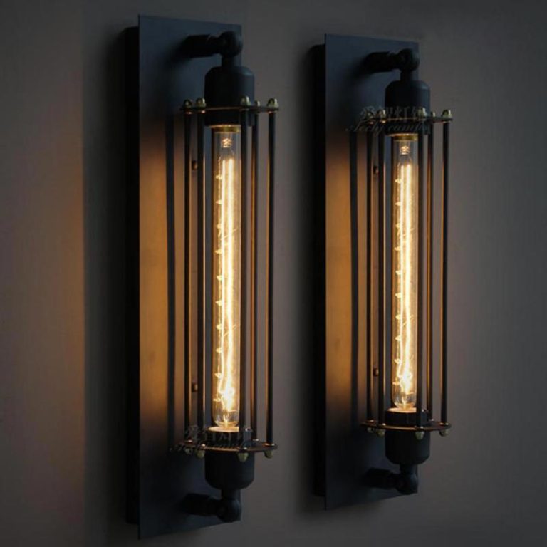 Iron Flute Wall Lamp
