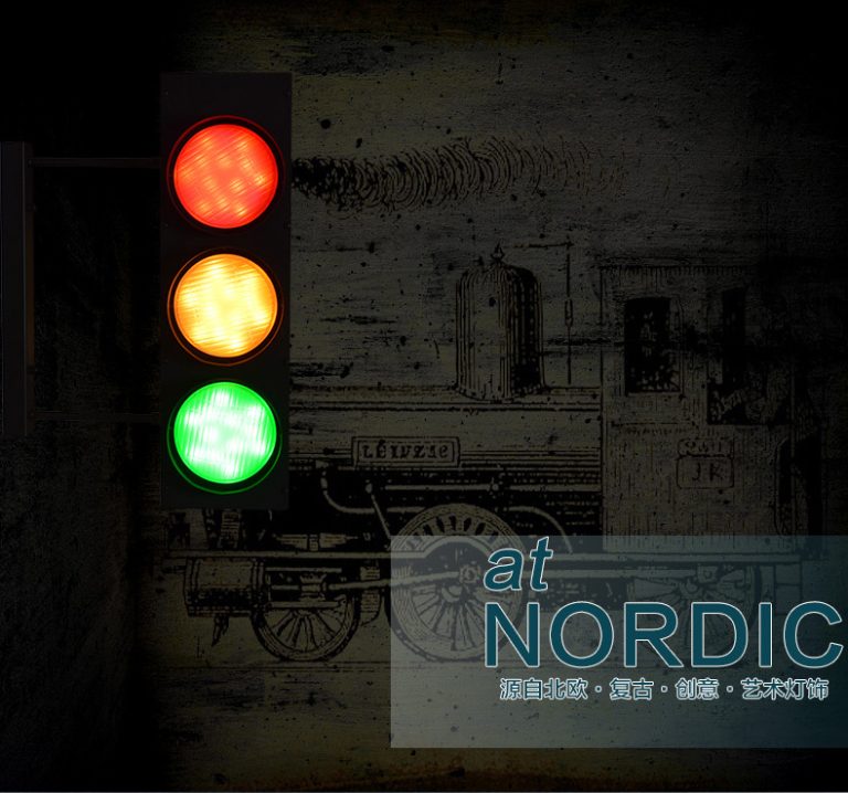 Double Sided Indoor Traffic Signal Lamp