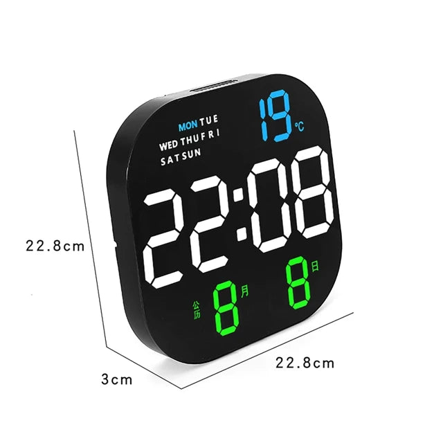 Modern Digital Wall Clock