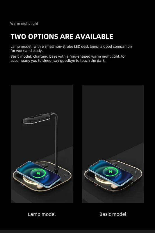 Wireless Charger with Lamp