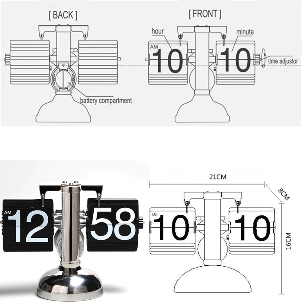 Flip Digital Clock