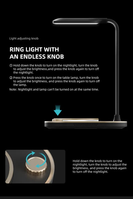 Wireless Charger with Lamp
