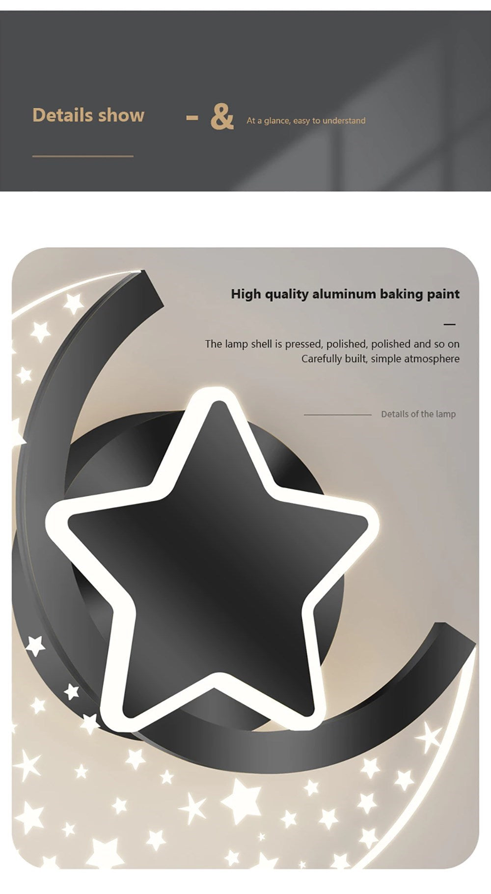 Moon Star Wall Lamp