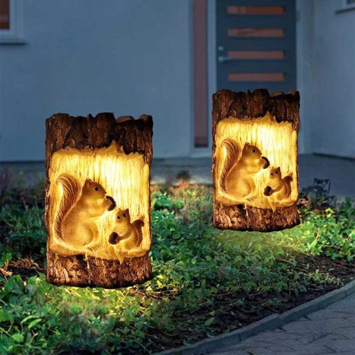 Solar Squirrel Lamp