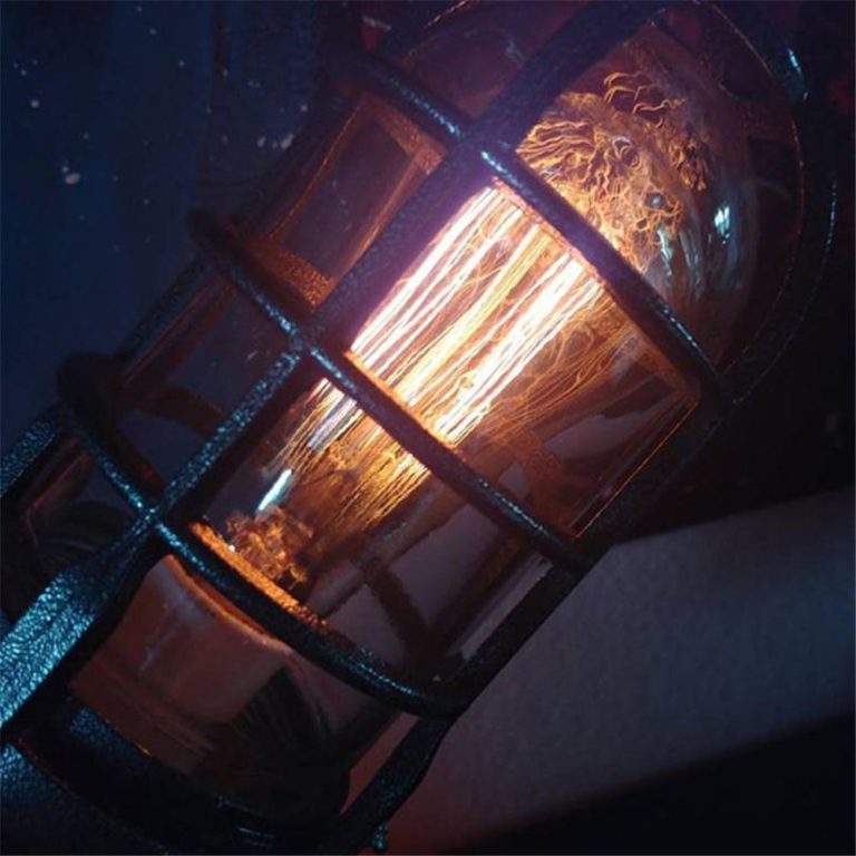 Steampunk Rocket Lamp